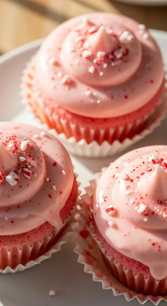 Peppermint Swirl Cupcakes