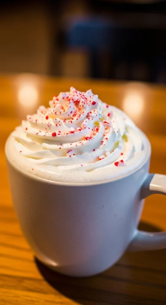 Peppermint White Hot Chocolate
