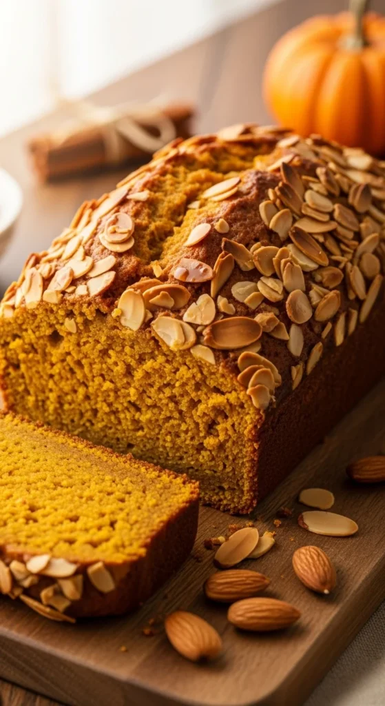 Pumpkin Almond Bread