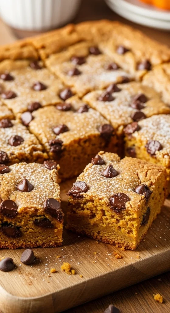 Pumpkin Blondies