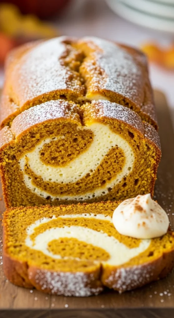 Pumpkin Cheesecake Bread