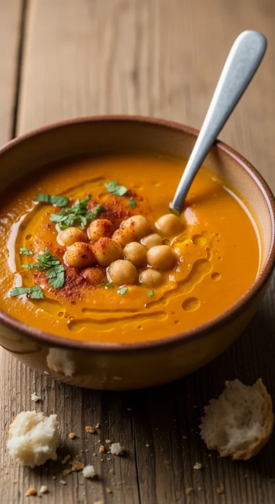 Pumpkin Chickpea Soup