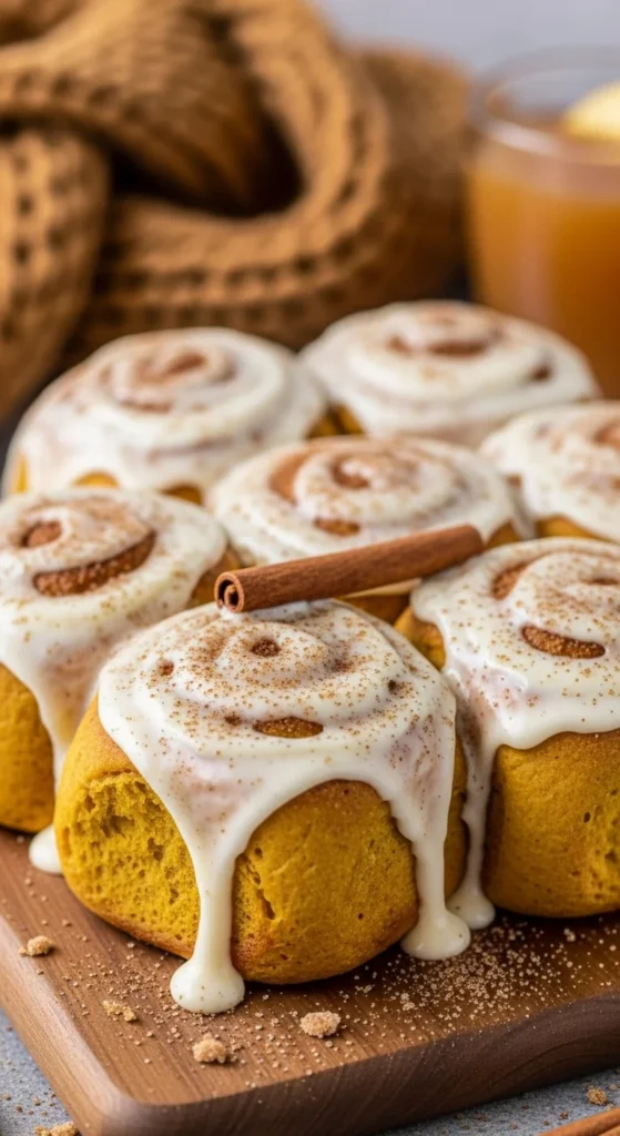Pumpkin Cinnamon Rolls