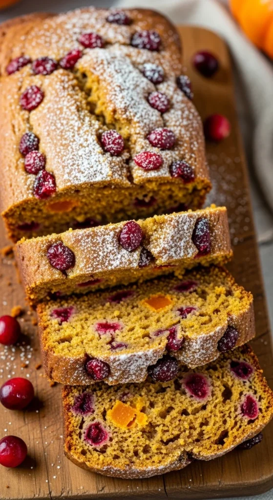 Pumpkin Cranberry Bread