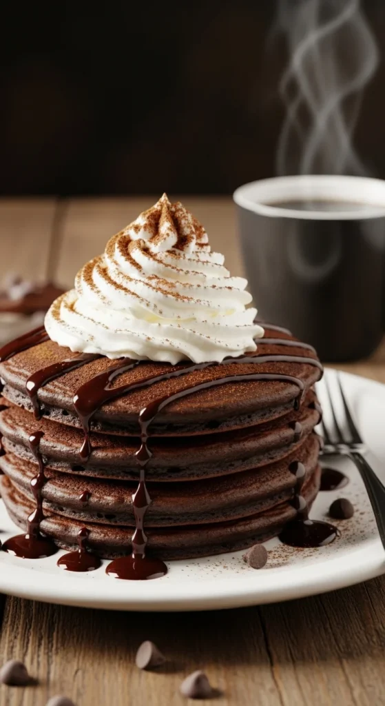Pumpkin Mocha Pancakes