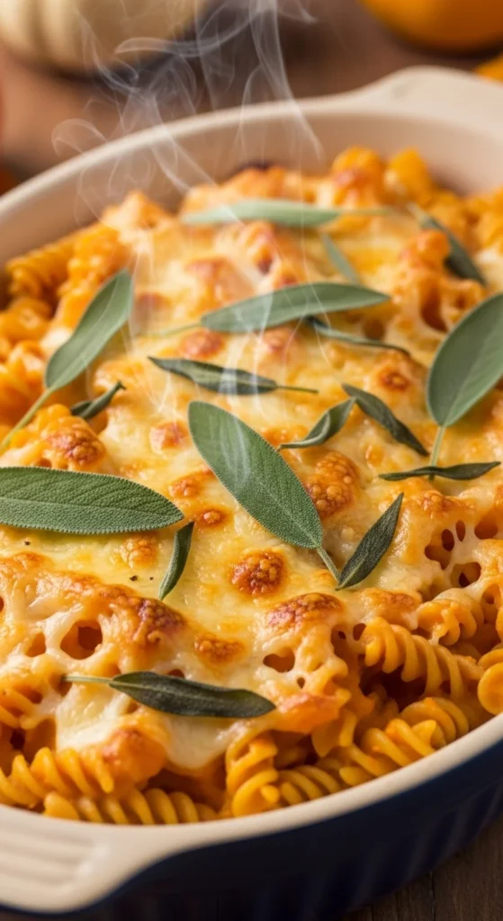 Pumpkin Pasta Bake