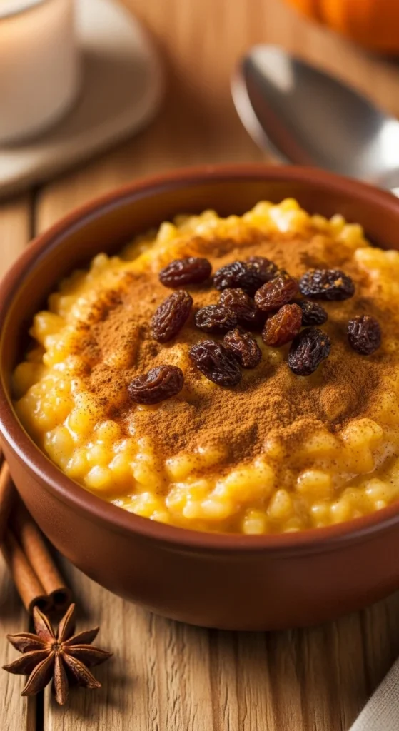 Pumpkin Rice Pudding