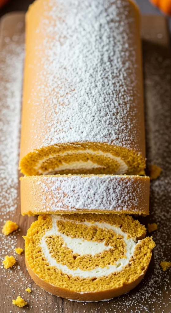 Pumpkin Roll Cake