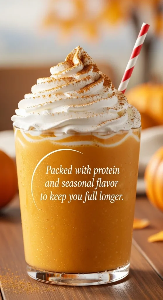 Pumpkin Spice Protein Smoothie