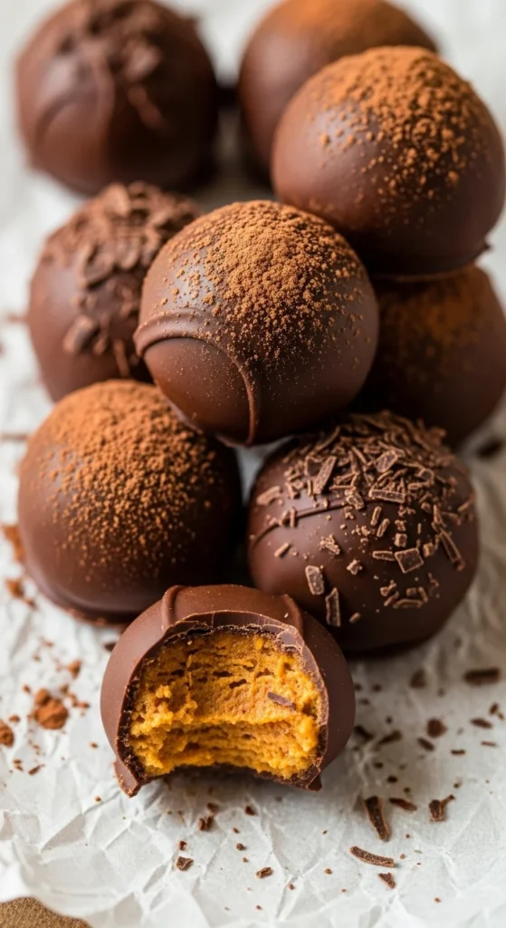 Pumpkin Spice Truffles