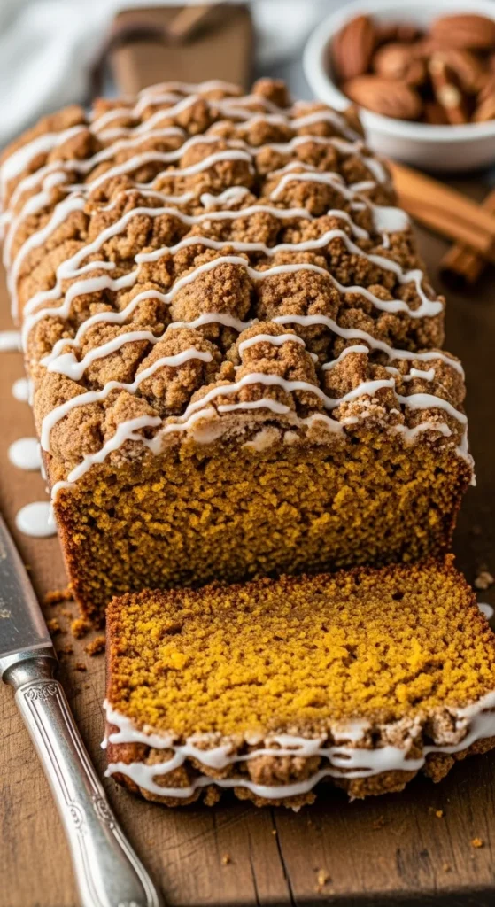 Pumpkin Streusel Bread