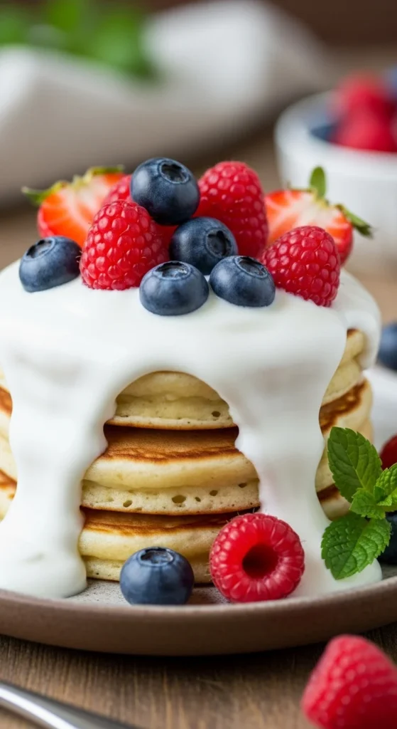 Pumpkin Yogurt Pancakes