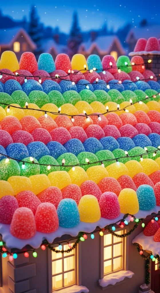 Rainbow Gumdrop House