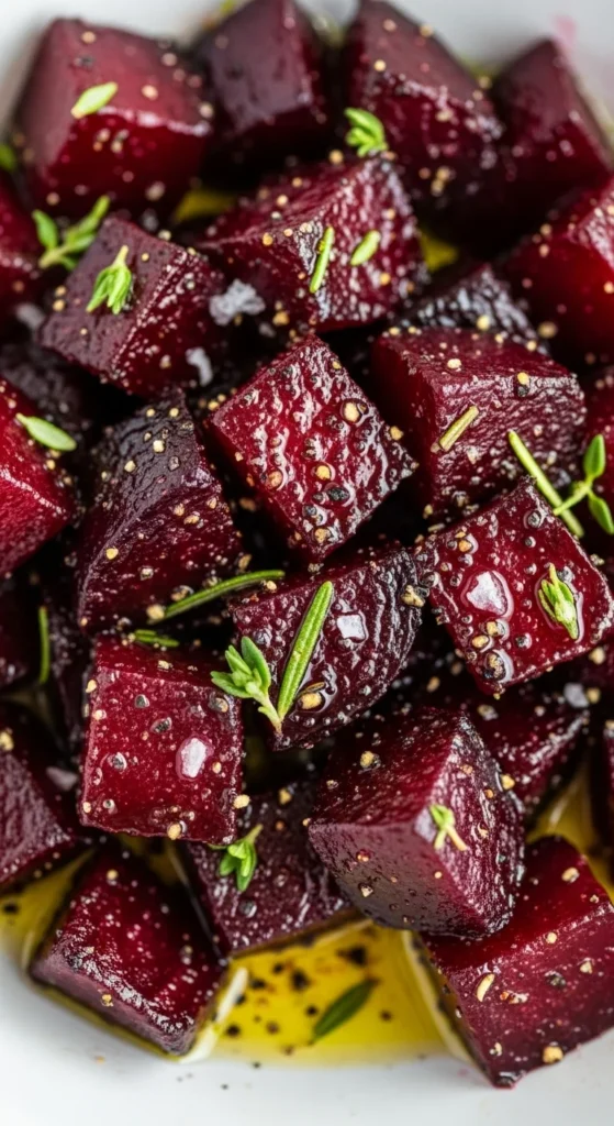 Roasted Beets with Thyme