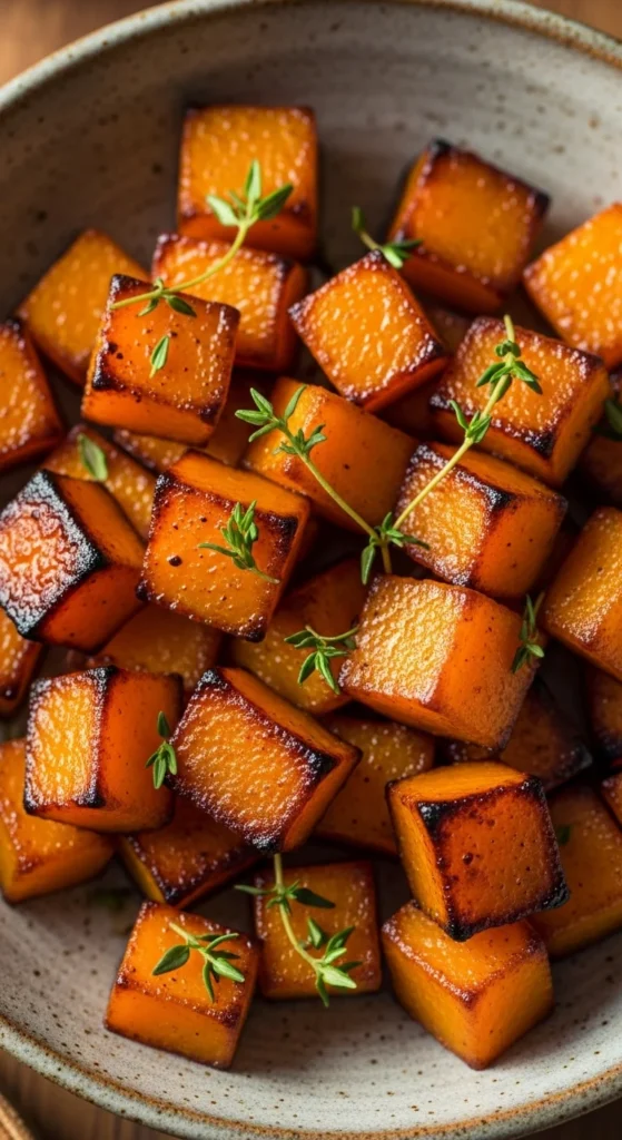 Roasted Butternut Squash Cubes
