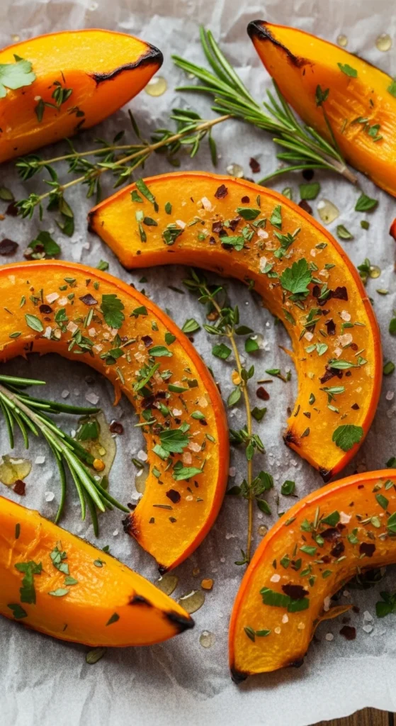 Roasted Pumpkin Slices