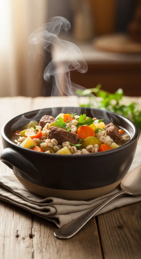 Rustic Vegetable Barley Soup