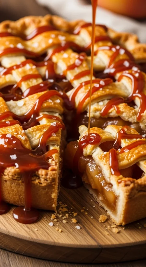 Salted Caramel Apple Pie