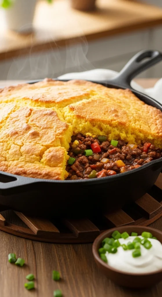 Shepherd’s Pie with Cornbread Topping