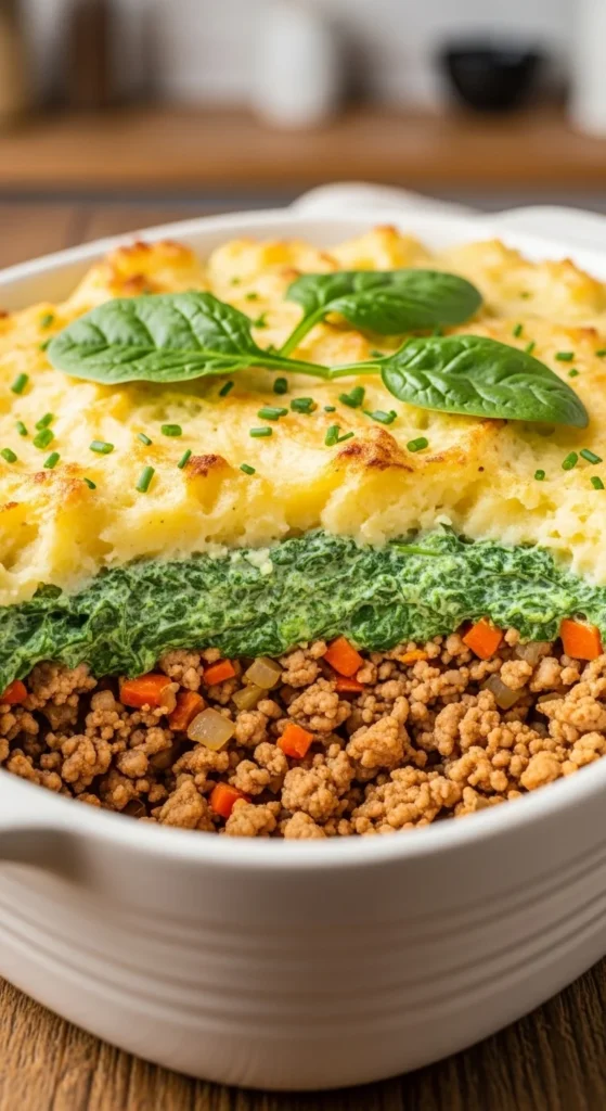 Shepherd’s Pie with Spinach