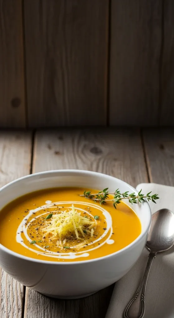 Spiced Pumpkin Soup with Ginger