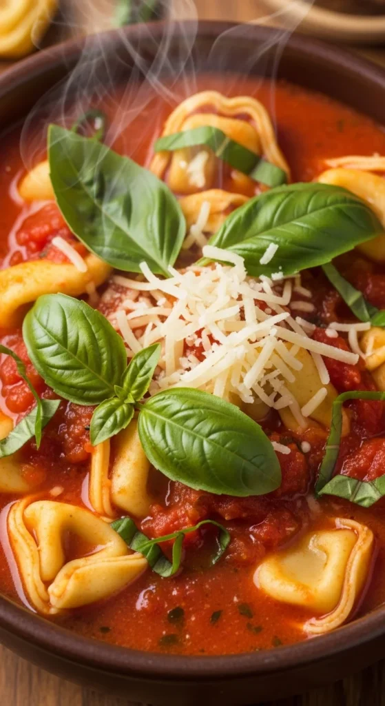 Tomato Tortellini Soup