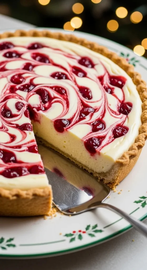 White Chocolate Cranberry Pie
