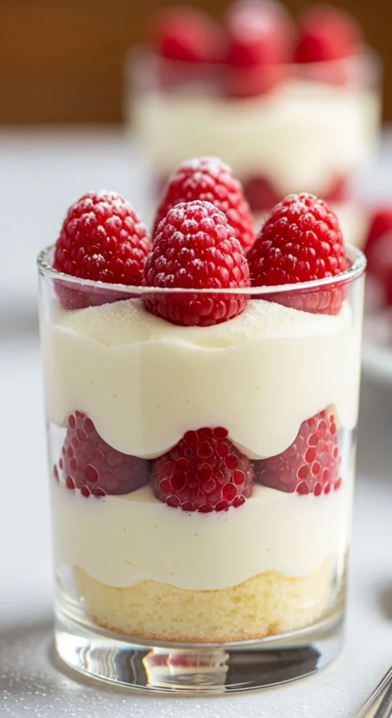 White Chocolate Raspberry Trifle