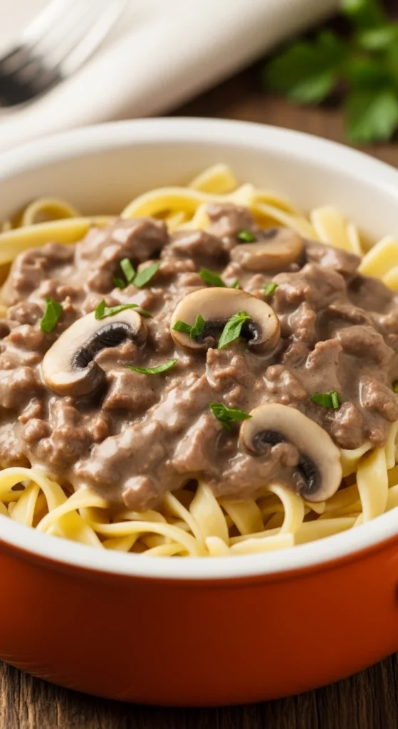 Winter Beef Stroganoff