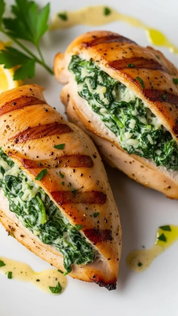 Baked Stuffed Chicken Breasts