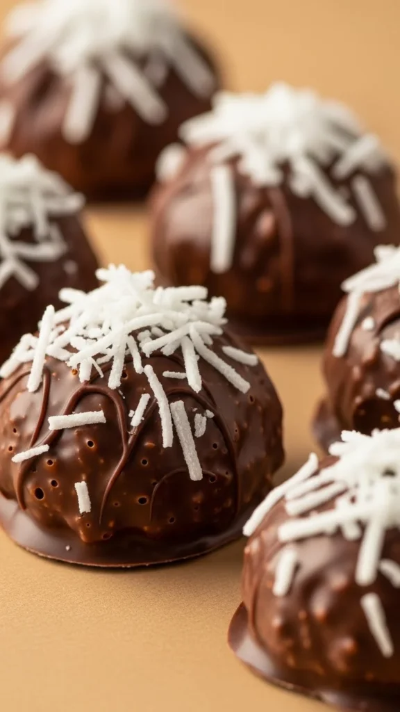 Chocolate Coconut Haystacks
