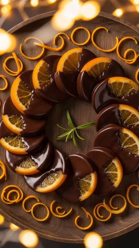 Chocolate-Dipped Orange Slices