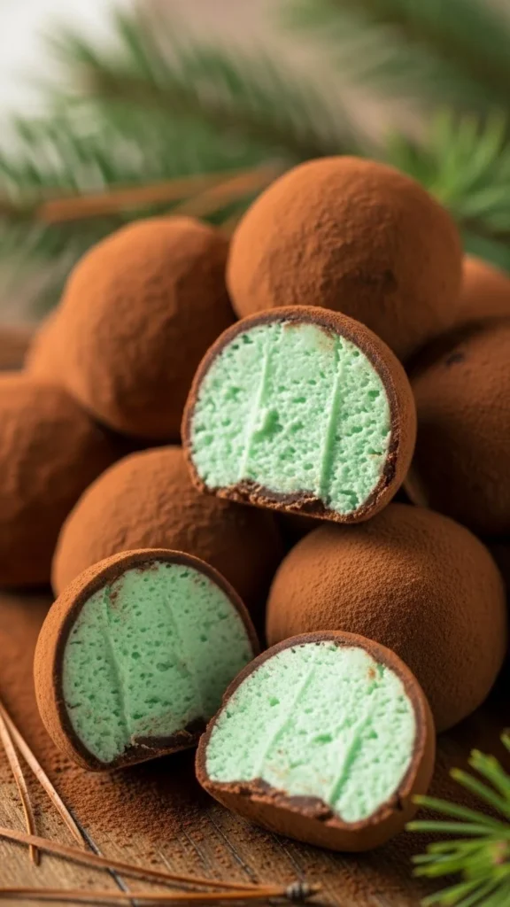 Chocolate Mint Truffles
