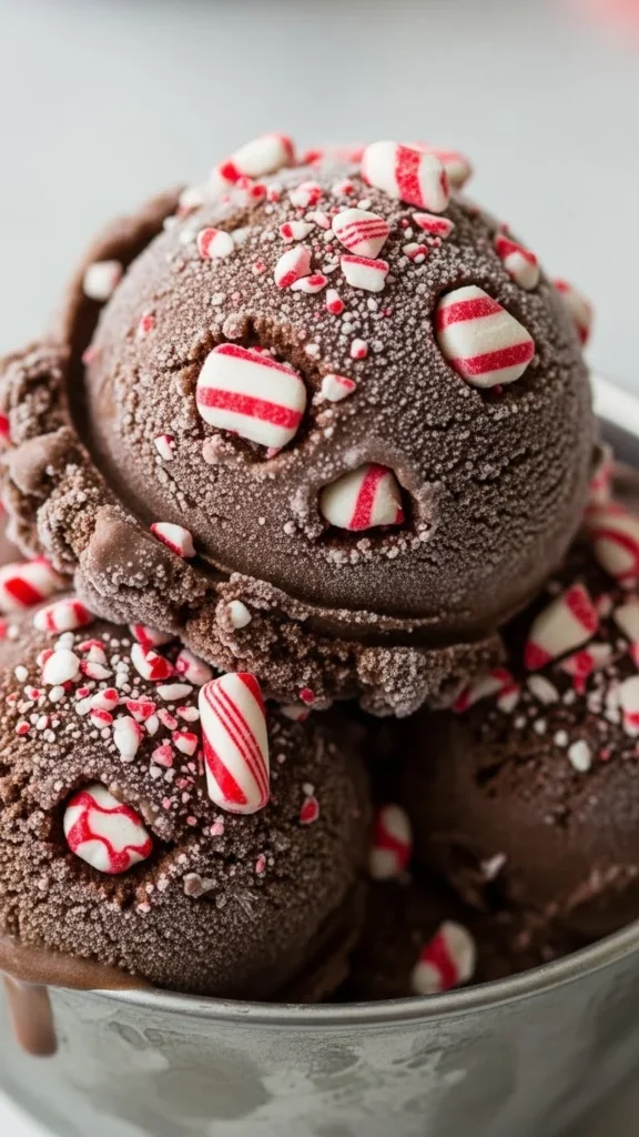 Chocolate Peppermint Chip Ice Cream