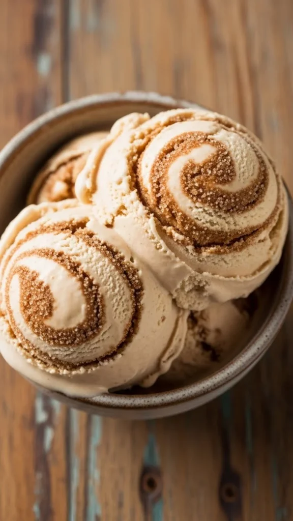 Cinnamon Roll Ice Cream