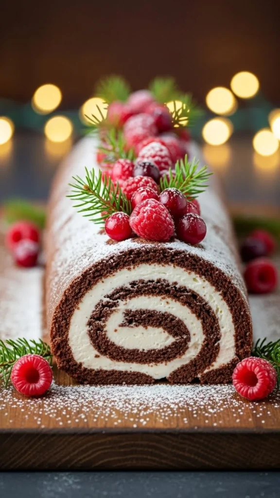 Classic Chocolate Yule Log