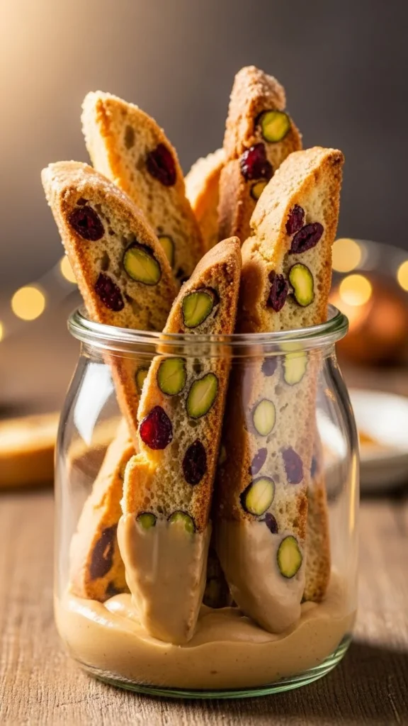 Cranberry Pistachio Biscotti