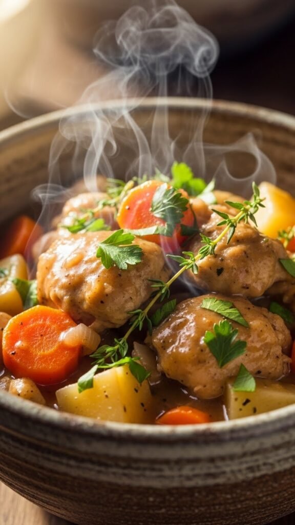 Creamy Chicken and Herb Stew