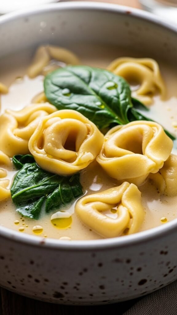 Creamy Tortellini Soup