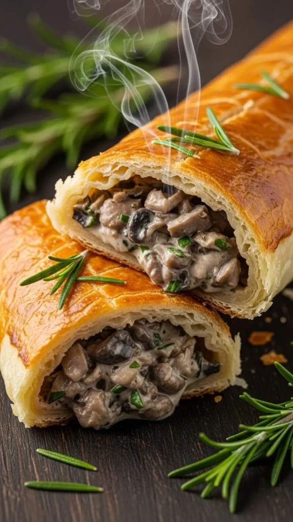 Creamy Vegan Mushroom Wellington