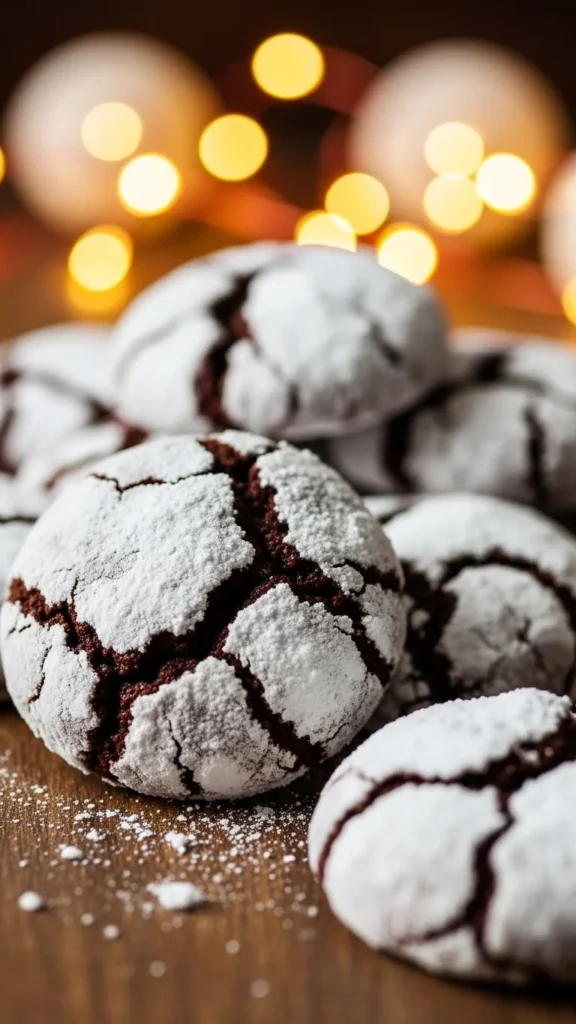 Gluten-Free Chocolate Crinkle Cookies
