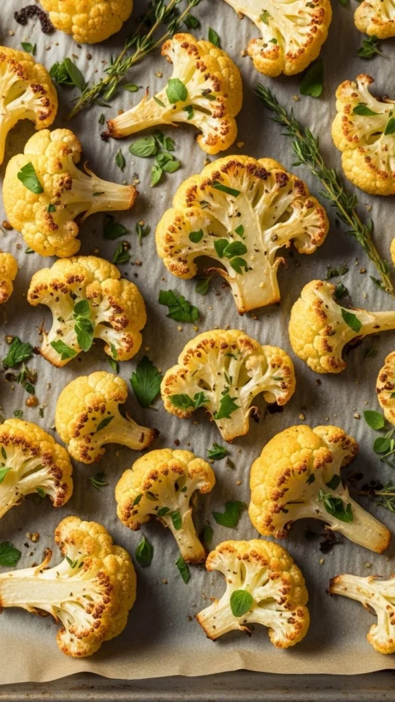 Herb Roasted Cauliflower