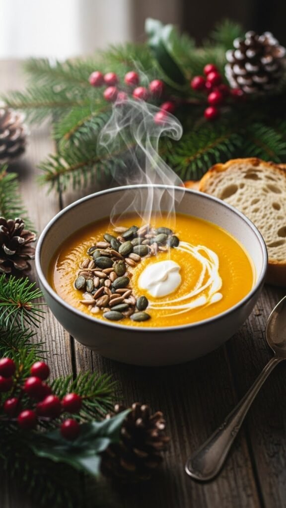 Holiday Butternut Squash Soup