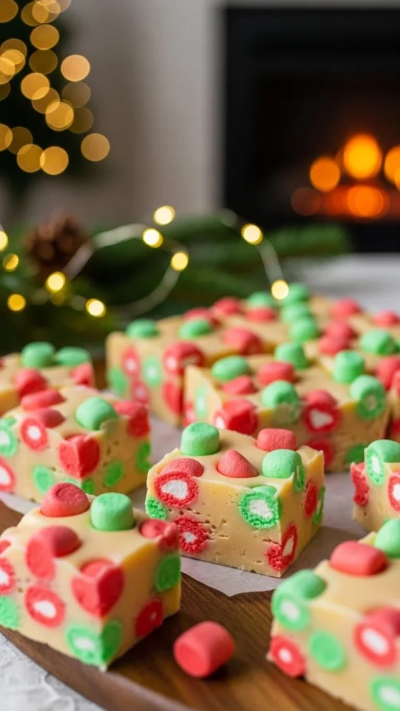 Holiday Marshmallow Fudge