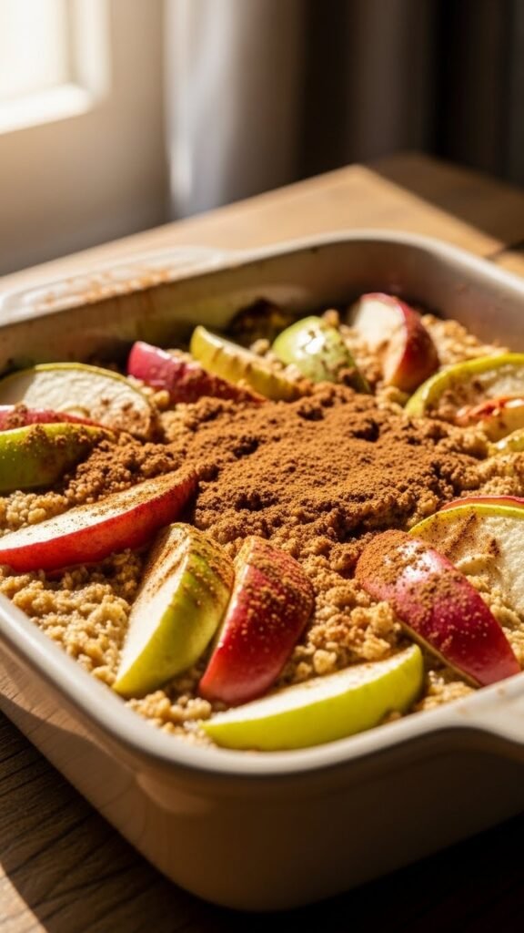 Vegan Apple Cinnamon Oat Bake