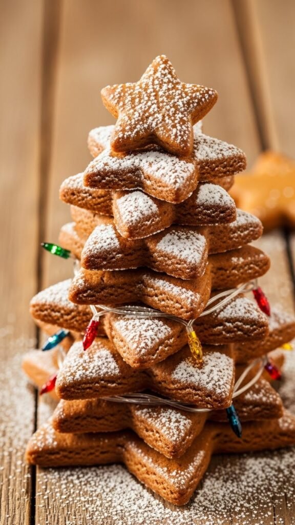 Gingerbread Tree Stacks