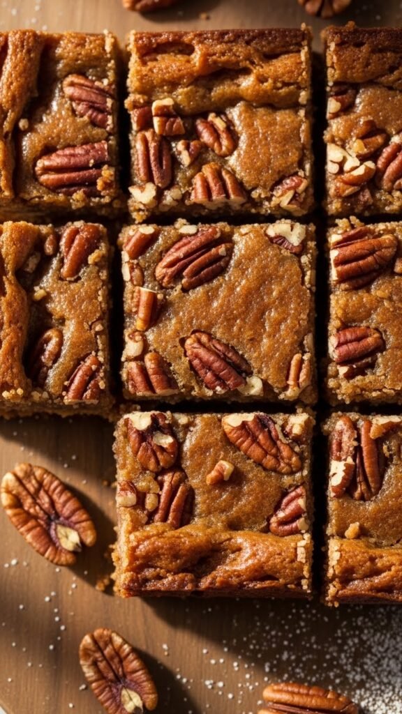 Maple Pecan Shortbread Bars