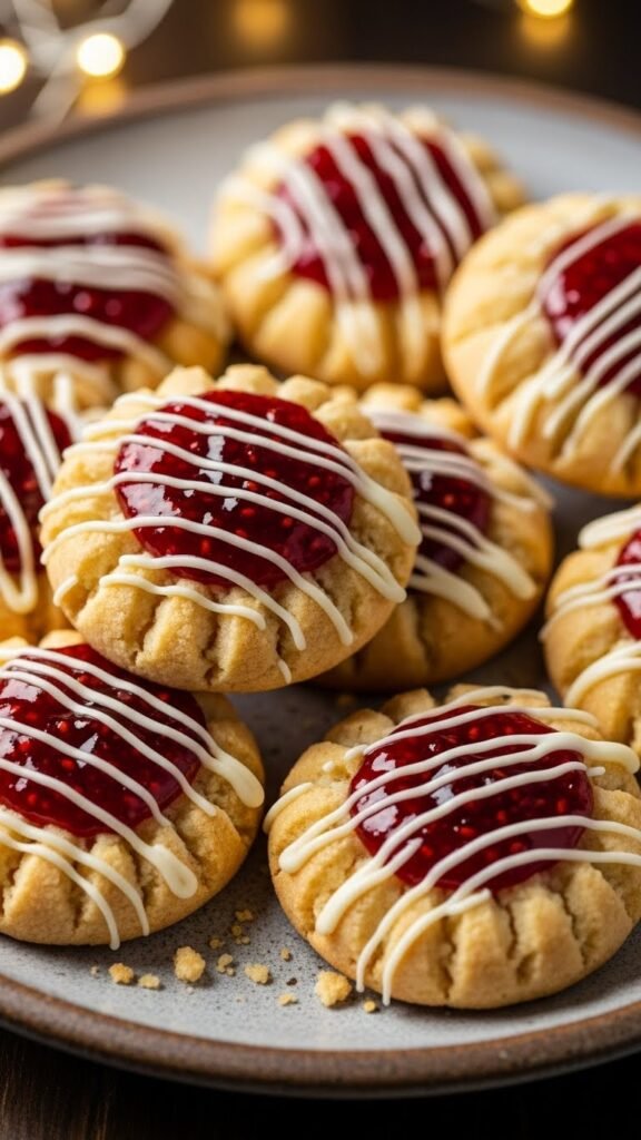 White Chocolate Raspberry Thumbprints