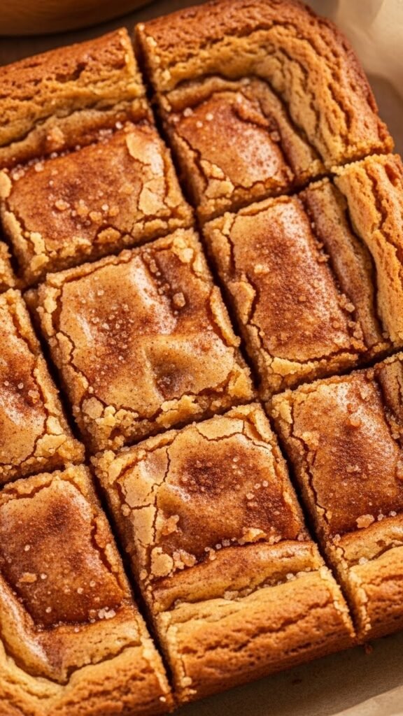Snickerdoodle Blondies