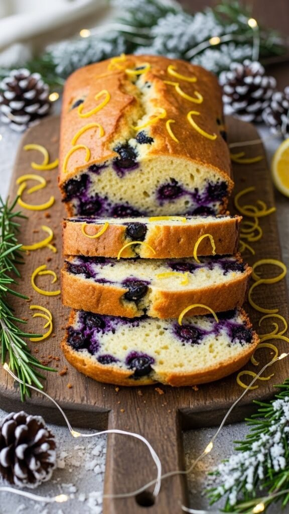 Blueberry Lemon Pound Cake